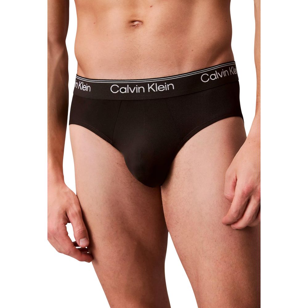 Calvin Klein Underwear Black Recycled Polyester Briefs - 3 Pack