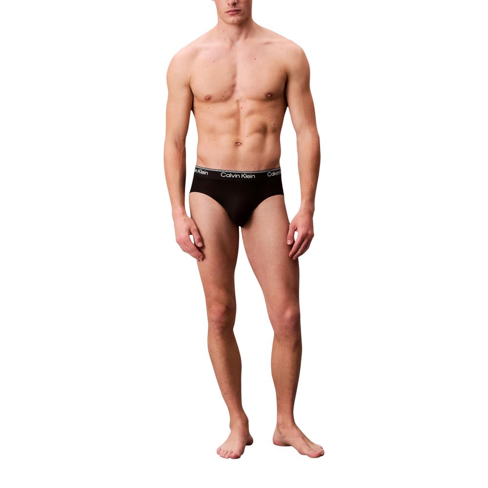 Calvin Klein Underwear Black Recycled Polyester Briefs - 3 Pack