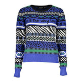 Desigual Blue Viscose Women Sweater - Chic & Comfortable