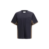 Sacai Black Cotton Sportswear T-Shirt for Men