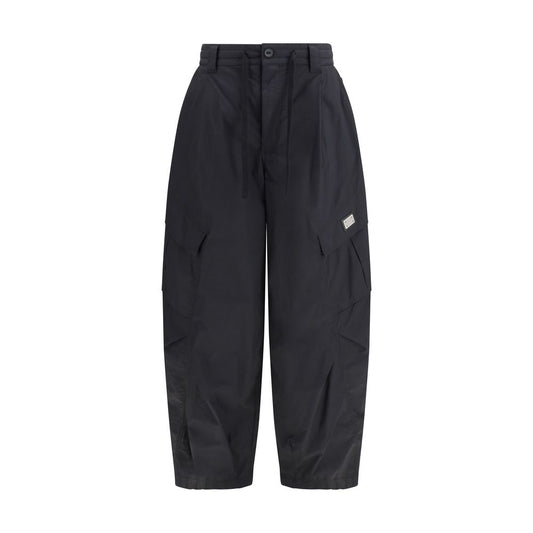 Dolce &amp; Gabbana zwarte katoenen cargobroek