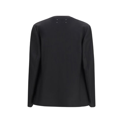 Maison Margiela Black Fleece Wool Clothing