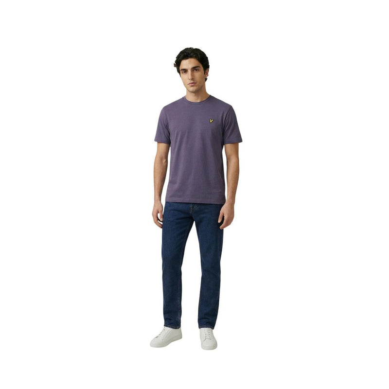 Lyle & Scott Paars Katoenen T-Shirt