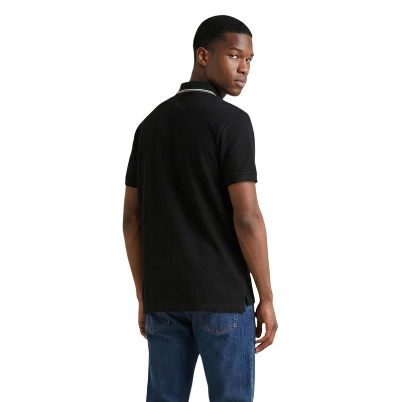 Colmar Originals Zwart Katoenen Poloshirt