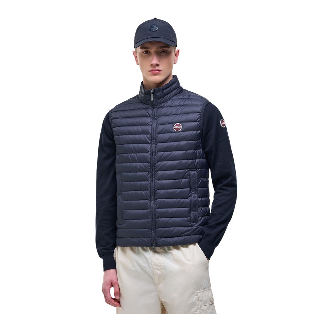 Colmar Originals Blue Polyamide Sleeveless Jacket for Men