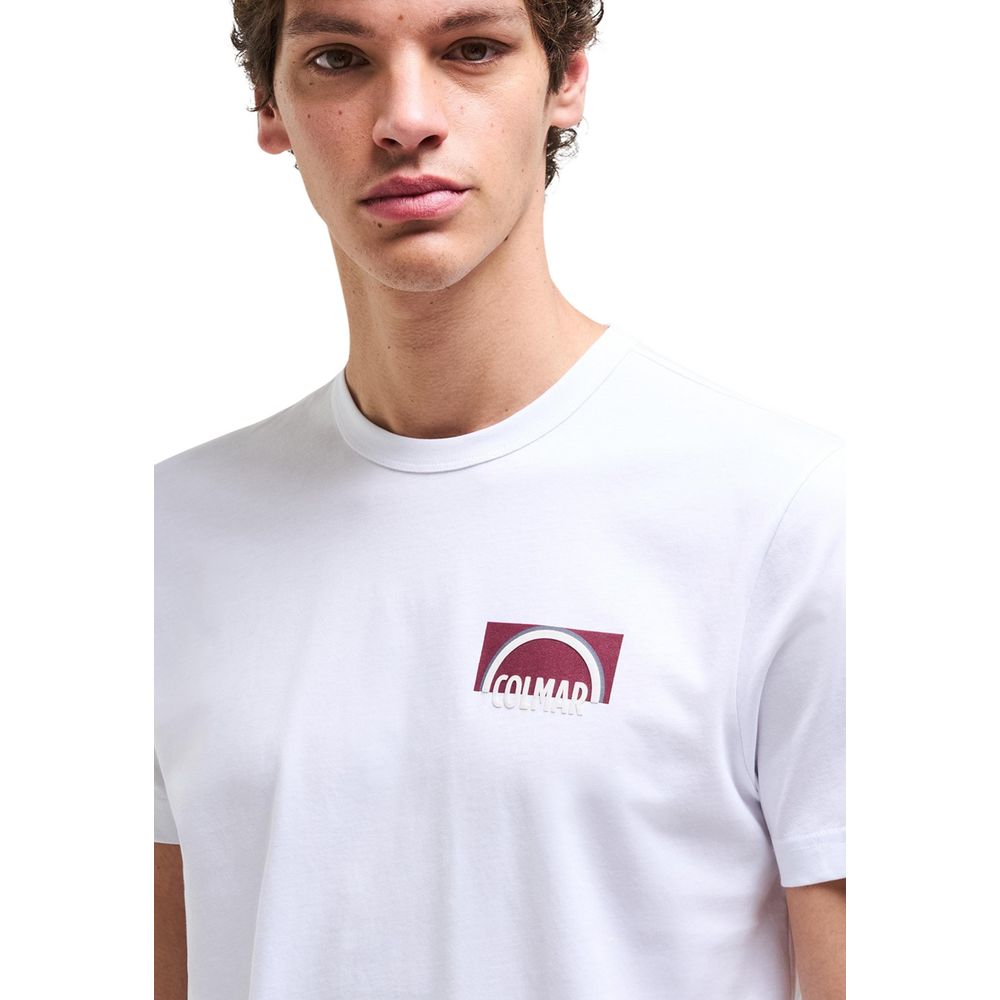 Colmar Originals White Cotton T-Shirt for Men