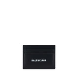 Portefeuille Balenciaga Bos Taurus en cuir de veau noir