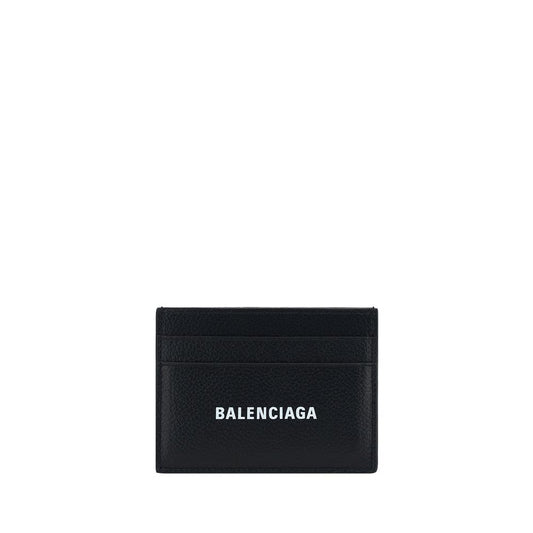 Balenciaga Zwarte Kalfsleren Bos Taurus Portemonnee