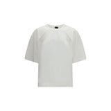 PINKO Stephanie White Cotton T-Shirt for Women