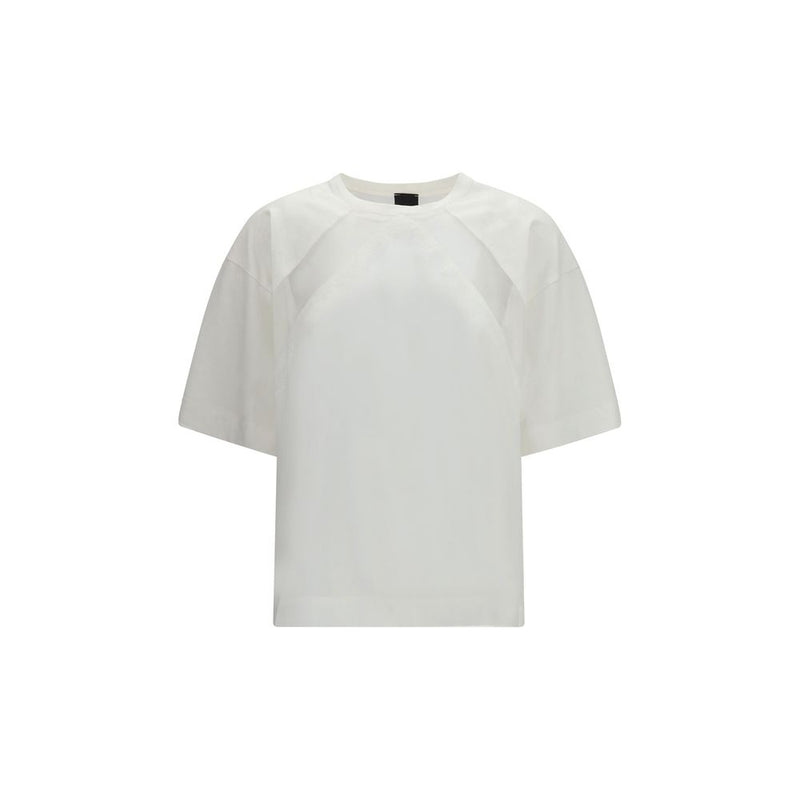 PINKO Stephanie White Cotton T-Shirt for Women