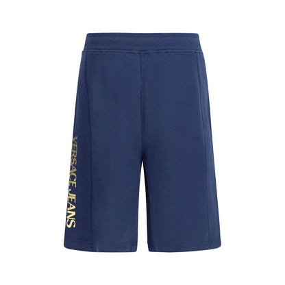 Versace Jeans blauwe katoenen bermuda