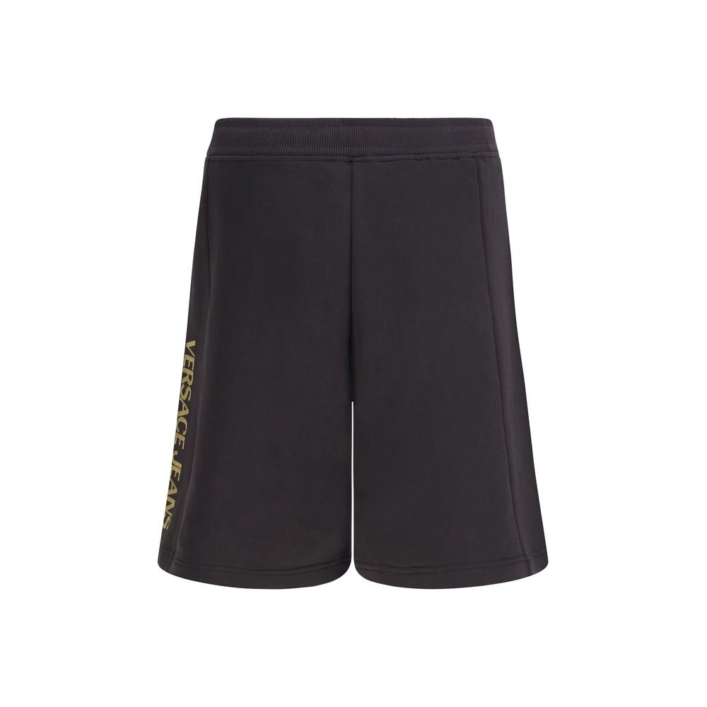 Versace Jeans zwarte katoenen bermudashort