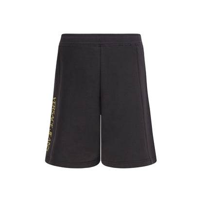 Versace Jeans zwarte katoenen bermudashort