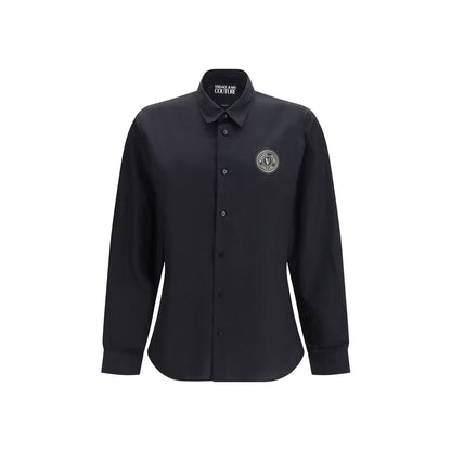 Versace Jeans Zwart Katoenen Overhemd
