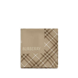 Écharpe en soie beige Burberry
