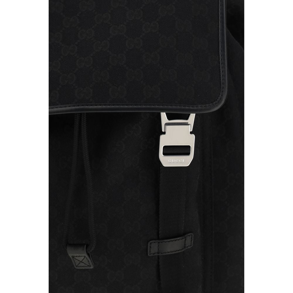 Sac à dos Gucci en polyester noir