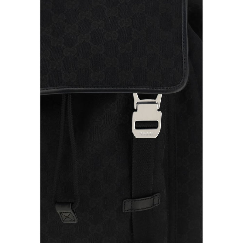 Sac à dos Gucci en polyester noir