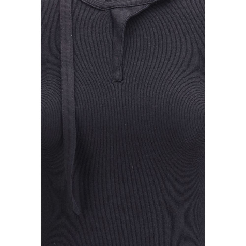 Diesel T Iara Ls Black Cotton Top for Women
