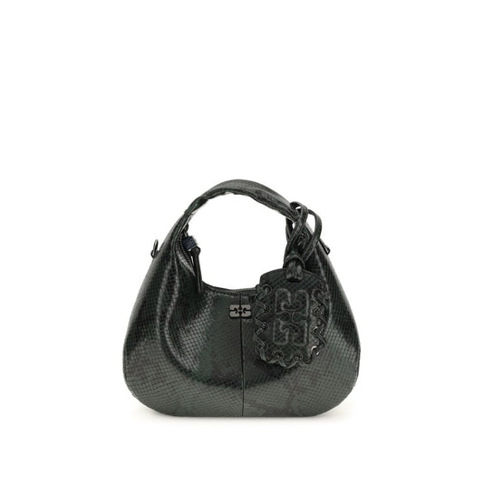 Sac à bandoulière Ganni noir en polyester recyclé
