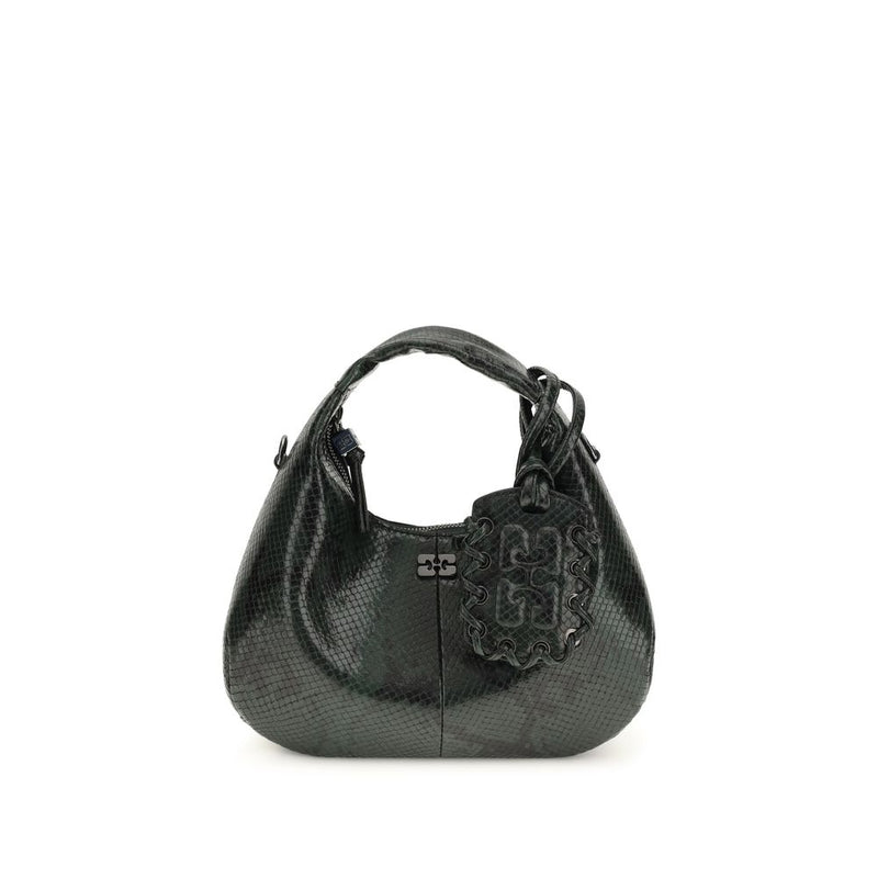 Sac à bandoulière Ganni noir en polyester recyclé