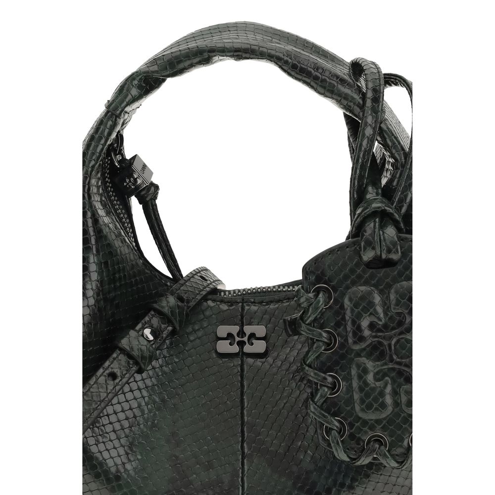 Sac à bandoulière Ganni noir en polyester recyclé