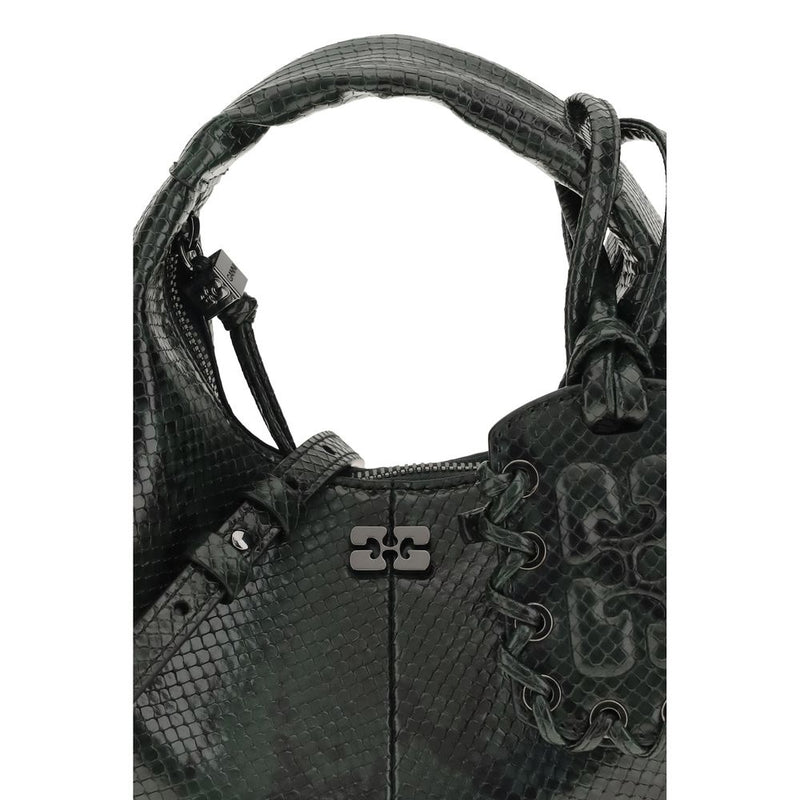 Sac à bandoulière Ganni noir en polyester recyclé