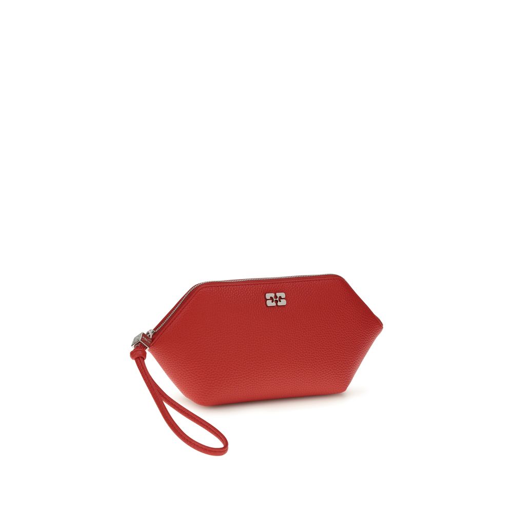 Ganni Multicolor Recycled Leather Wallet - Pouch Bou Make Up