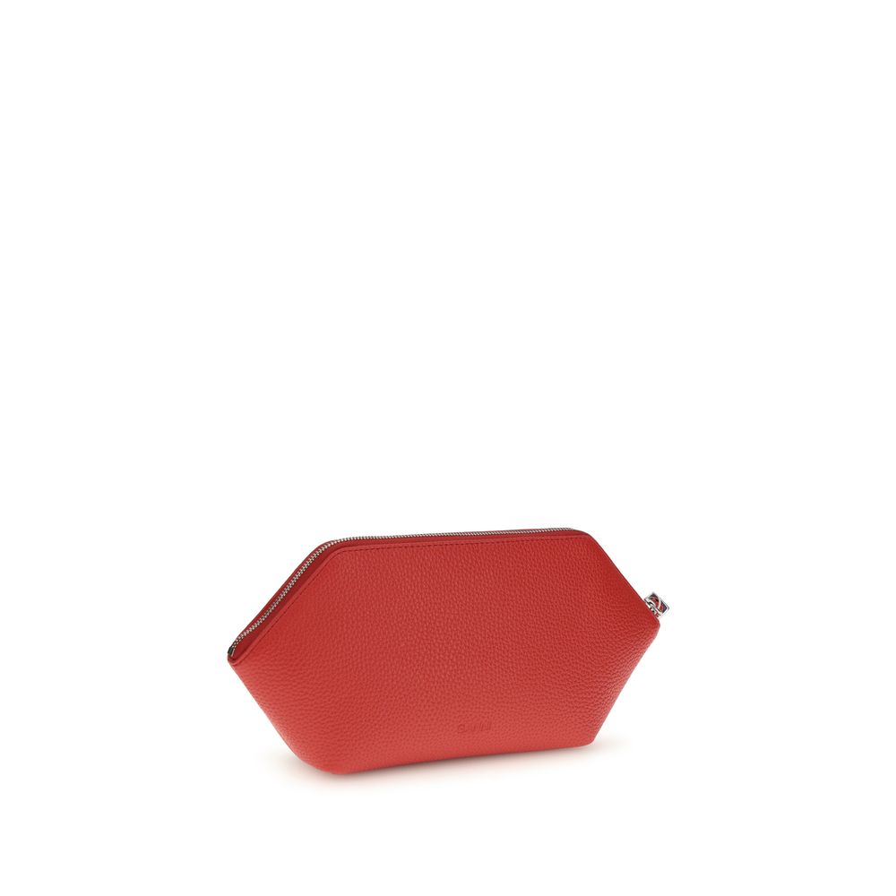 Ganni Multicolor Recycled Leather Wallet - Pouch Bou Make Up