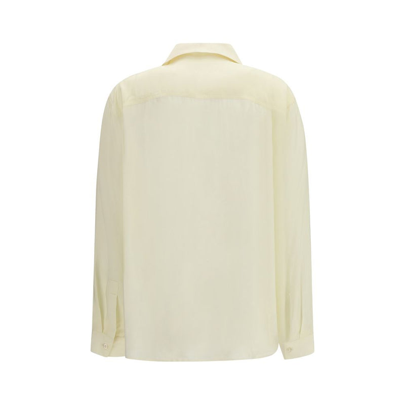Chemise à motif en coton bicolore Baziszt