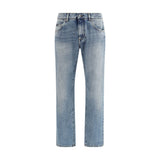 Jeans Dolce & Gabbana droits en coton bleu