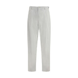 Pantalon décontracté en coton blanc Dolce & Gabbana