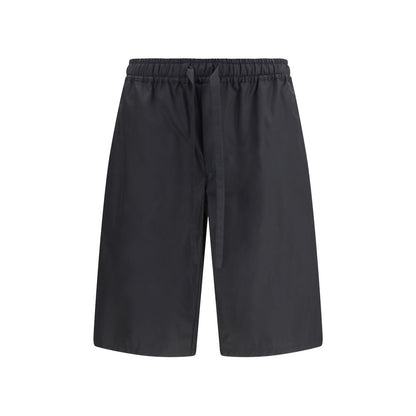 Shorts en coton noir Dolce & Gabbana