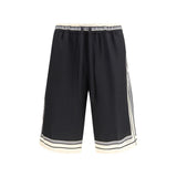 Shorts en soie multicolores Dolce & Gabbana