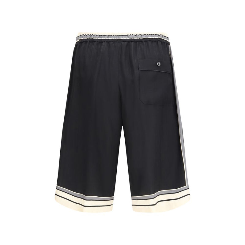 Dolce & Gabbana Multicolor Silk Shorts
