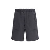 Moncler Grenoble Bermuda Shorts en Polyester Noir pour Homme