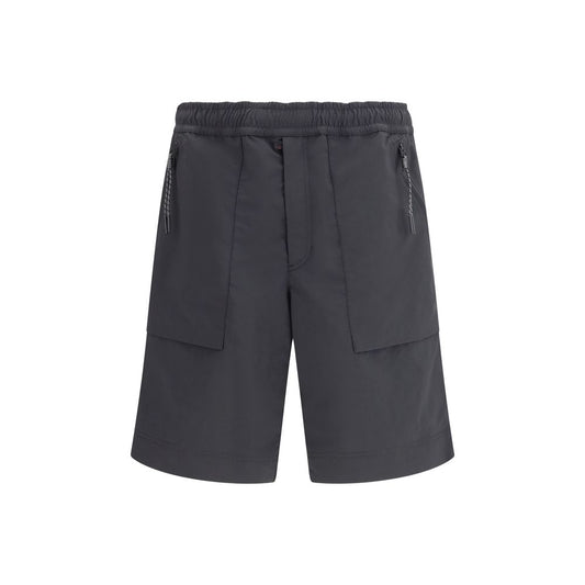 Moncler Grenoble Bermuda Shorts en Polyester Noir pour Homme