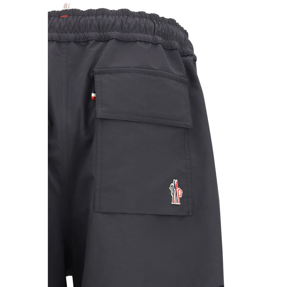 Moncler Grenoble Bermuda Shorts en Polyester Noir pour Homme