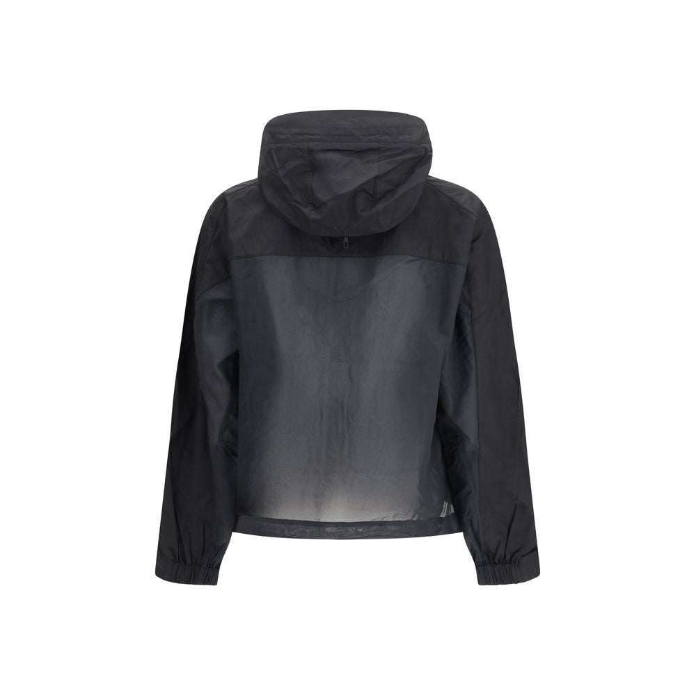 Y-3 Black Cotton Shell Jacket - Contemporary Utility Design