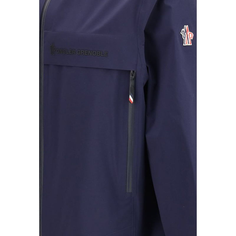 Veste Moncler Grenoble en polyamide bleu