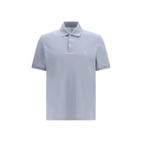 Brunello Cucinelli Blue Cotton Polo Shirt - Refined Style for Men