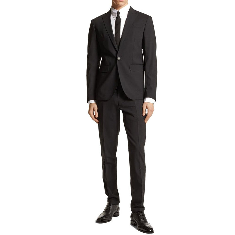 Dsquared² Black Elastane Two-Piece Suit for Men
