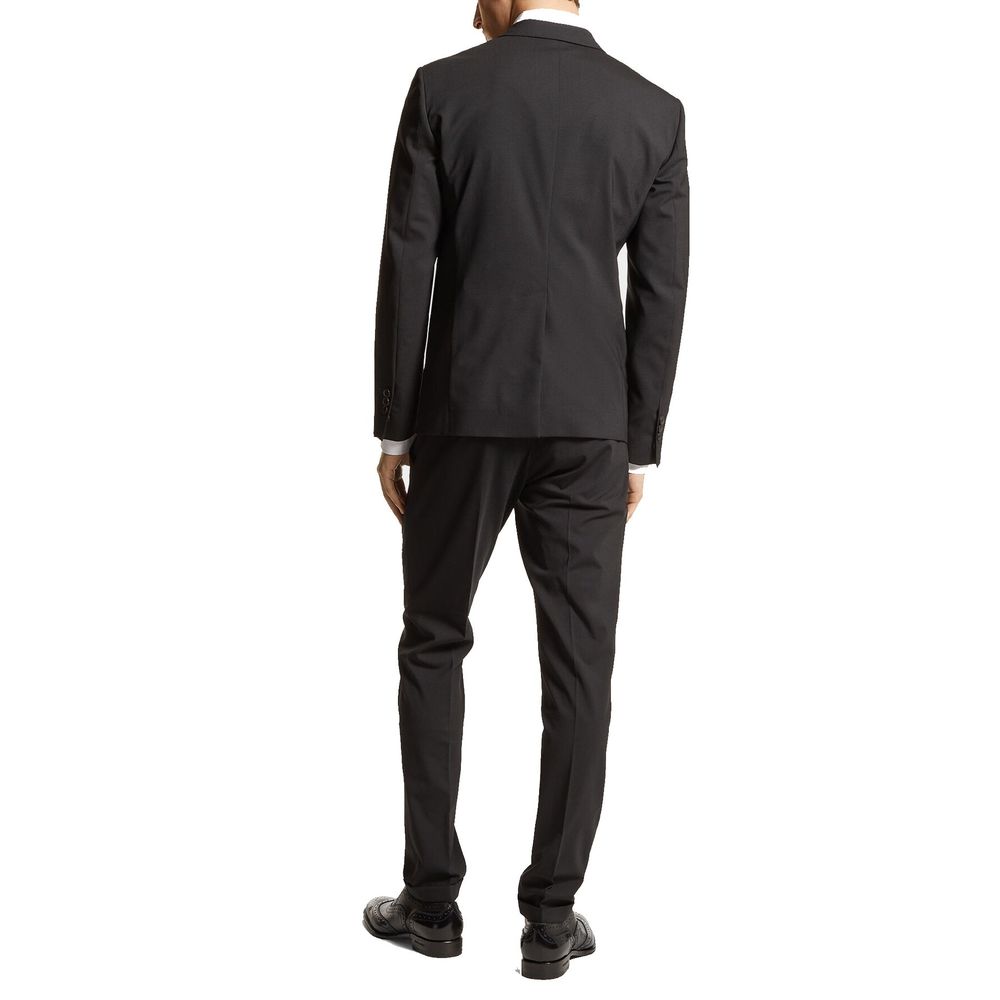Dsquared² Black Elastane Two-Piece Suit for Men