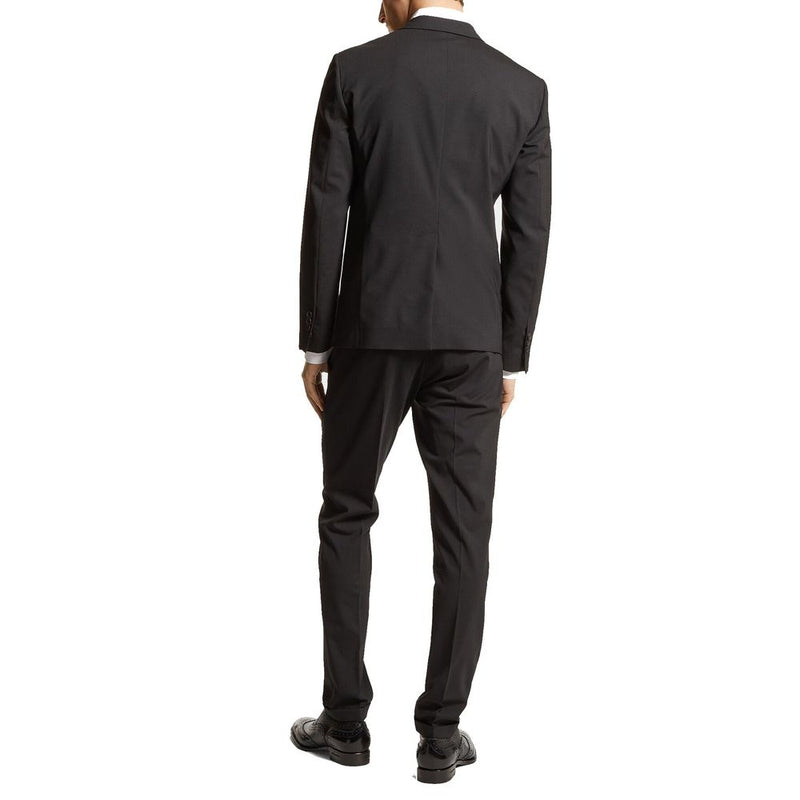 Dsquared² Black Elastane Two-Piece Suit for Men
