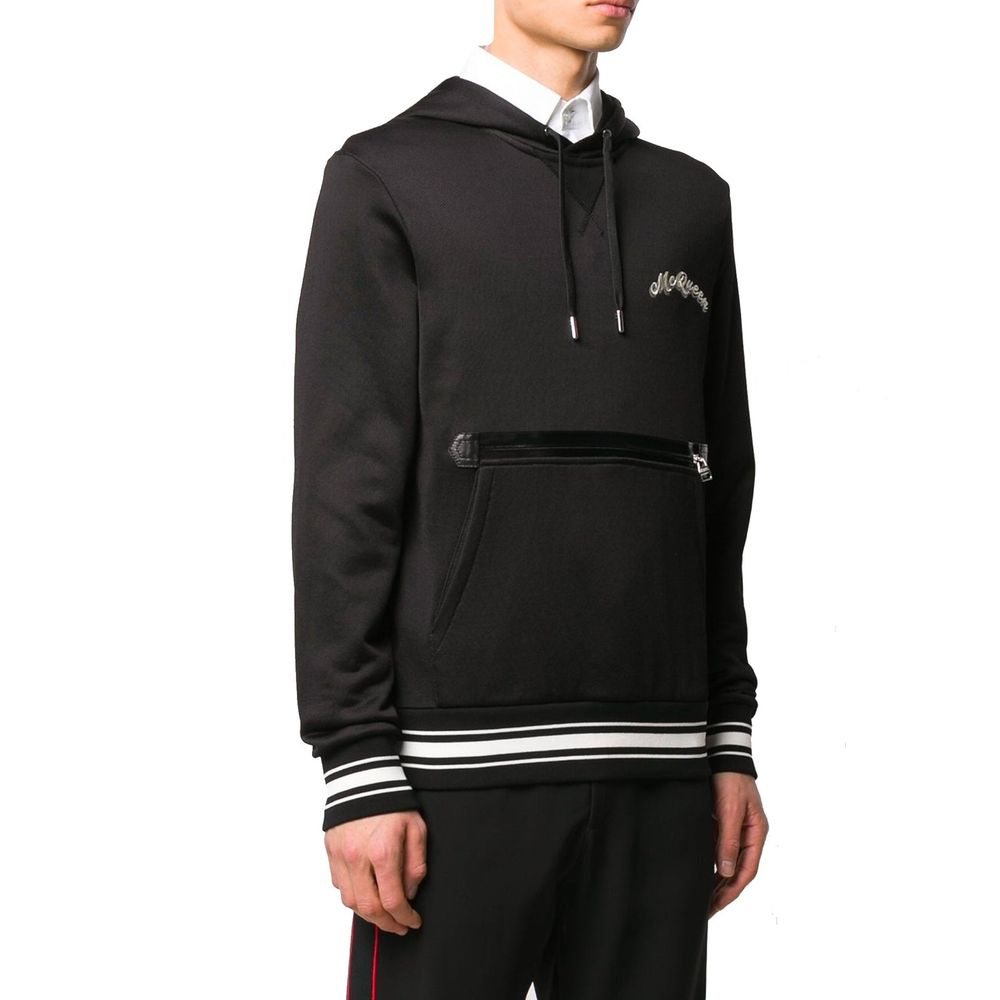 Alexander McQueen Black Cotton Sweatshirt for Men