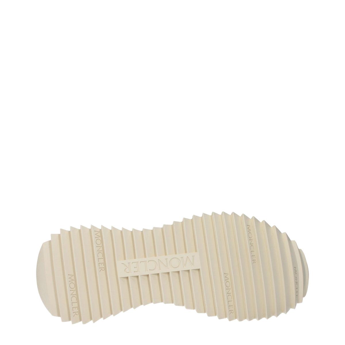 Moncler White Leather Athletic Sneakers for Men
