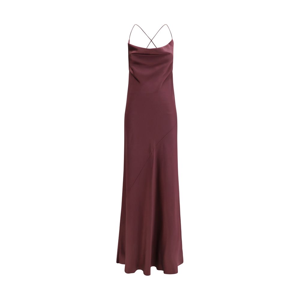 Robe décontractée en marabout Bordeaux PINKO