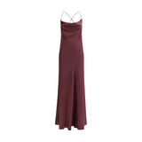 Robe décontractée en marabout Bordeaux PINKO