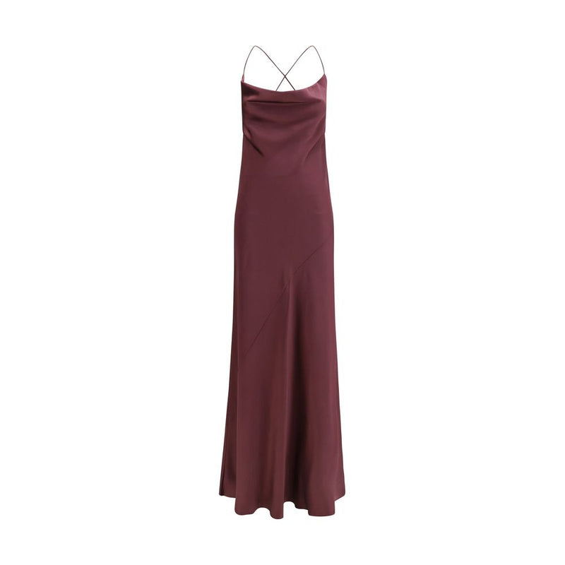 Robe décontractée en marabout Bordeaux PINKO