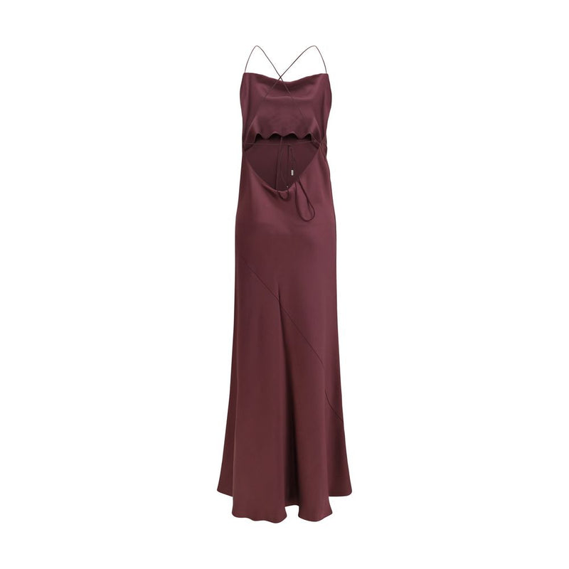 Robe décontractée en marabout Bordeaux PINKO