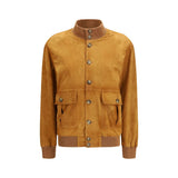 Valstar Brown Goatskin Bomber Jacket for Women